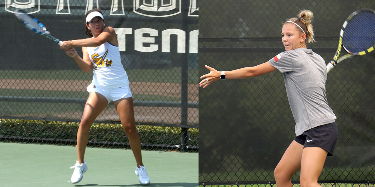 Esther Bowers and Cecile Wilde, Southwestern University, Women's Tennis Doubles Team of the Week (Week 4)