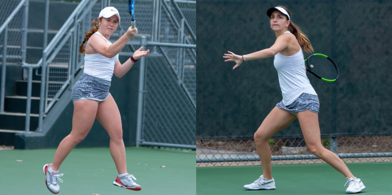 Francesca Canjar / Paulina Garcia, Trinity University, Women's Tennis Doubles Team of the Week (Week 6)