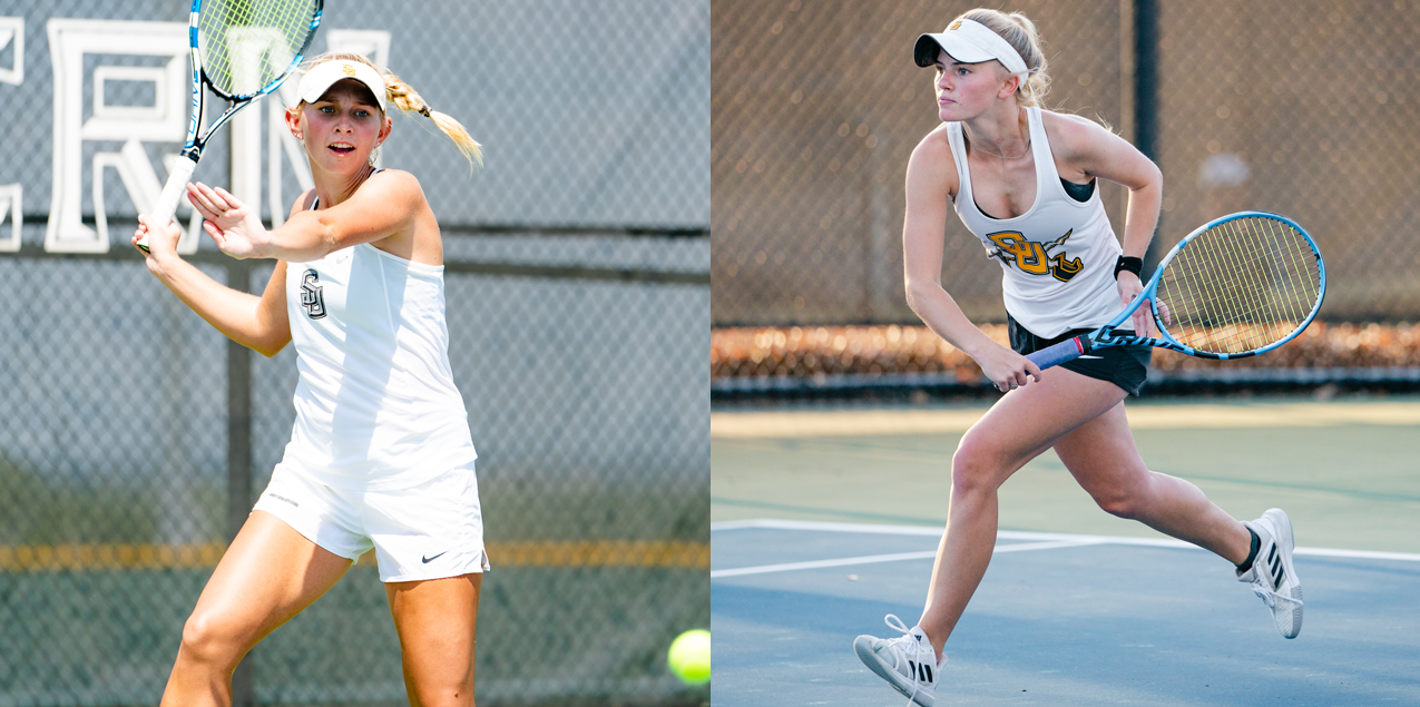 Alli Ziehm / Emma Kestersonl, Southwestern University, Women's Tennis Doubles Team of the Week (Week 9)