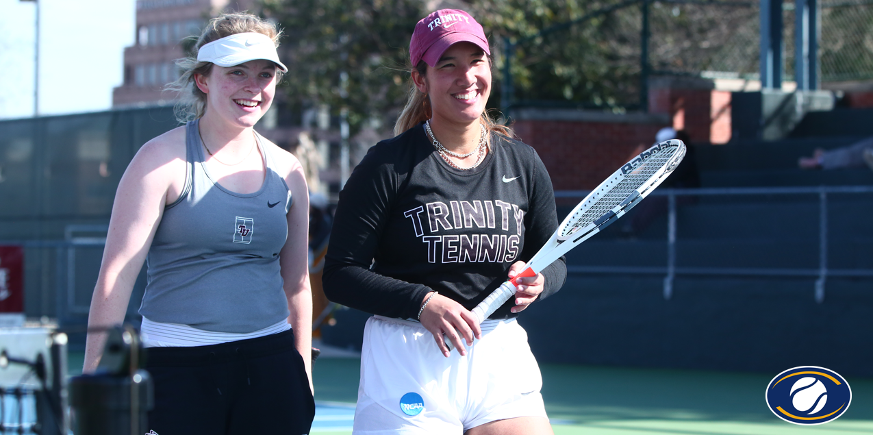 Megan Flores / Cate Cushing, Trinity University, Women's Tennis Doubles Team of the Week (Week 8)