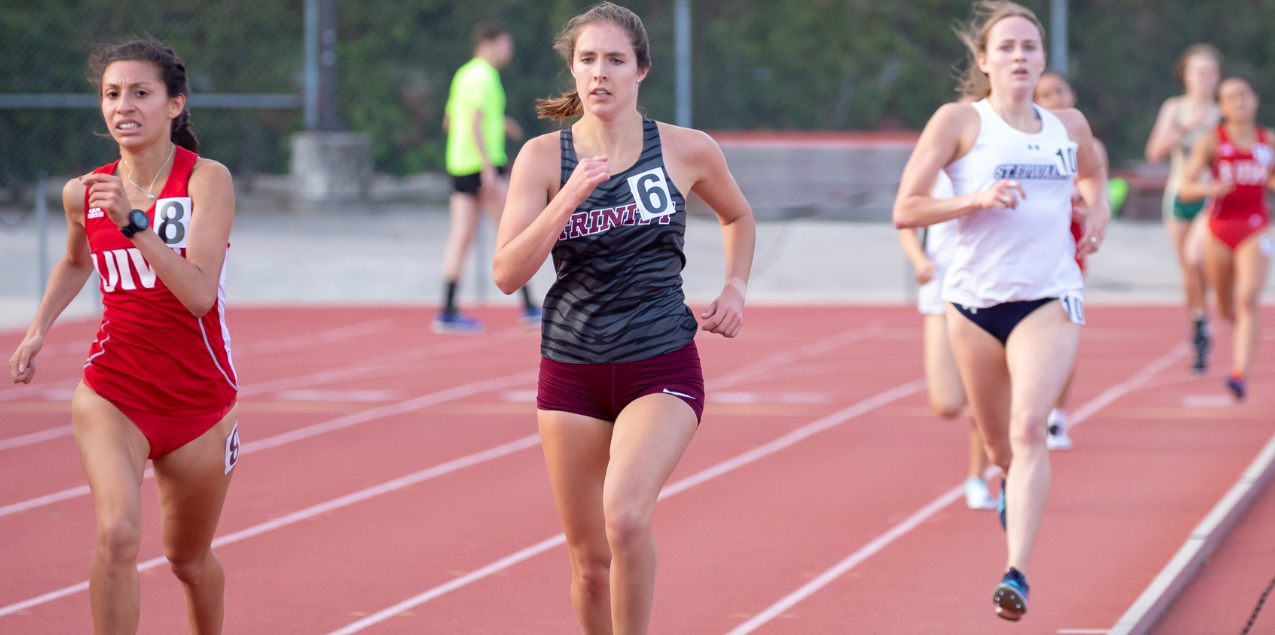 Molly McCullough, Trinity University, Women's Track Athlete of the Week (Week 9)