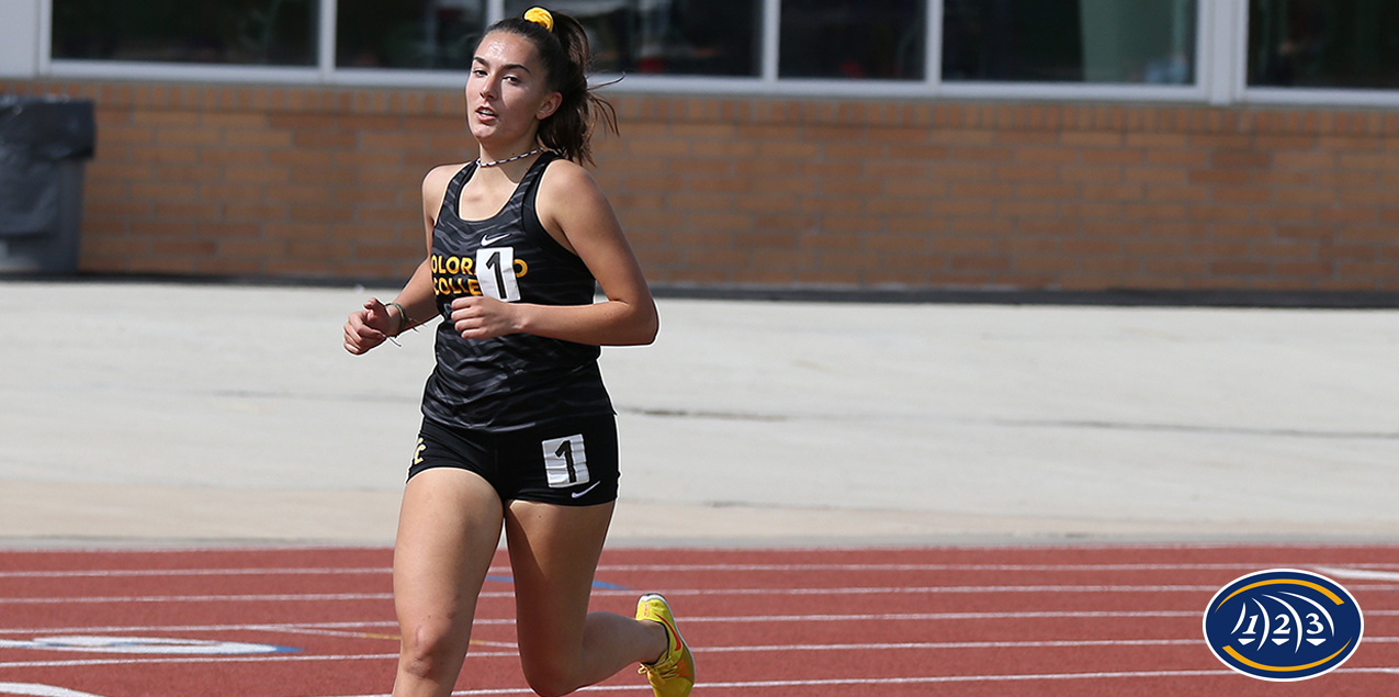 Kendall Accetta, Colorado College, Women's Track Athlete of the Week (Week 2)