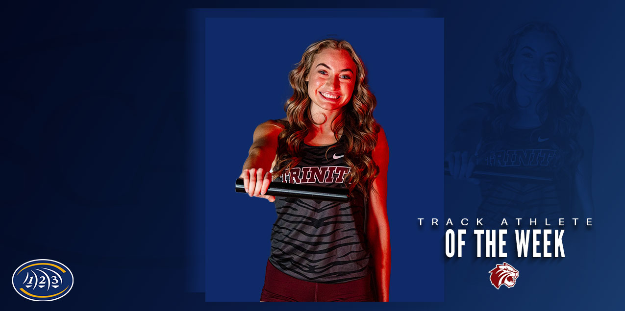 CC Gray, Trinity University, Women's Track Athlete of the Week (Week 1)