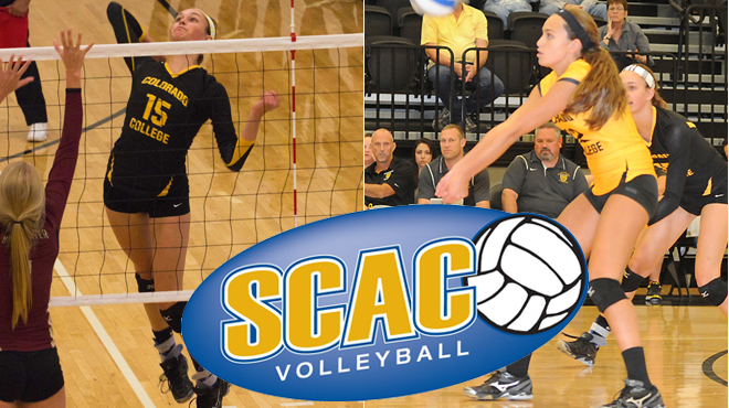 Colorado College's Holtze, Merrifield Named SCAC Volleyball Players-of-the-Week