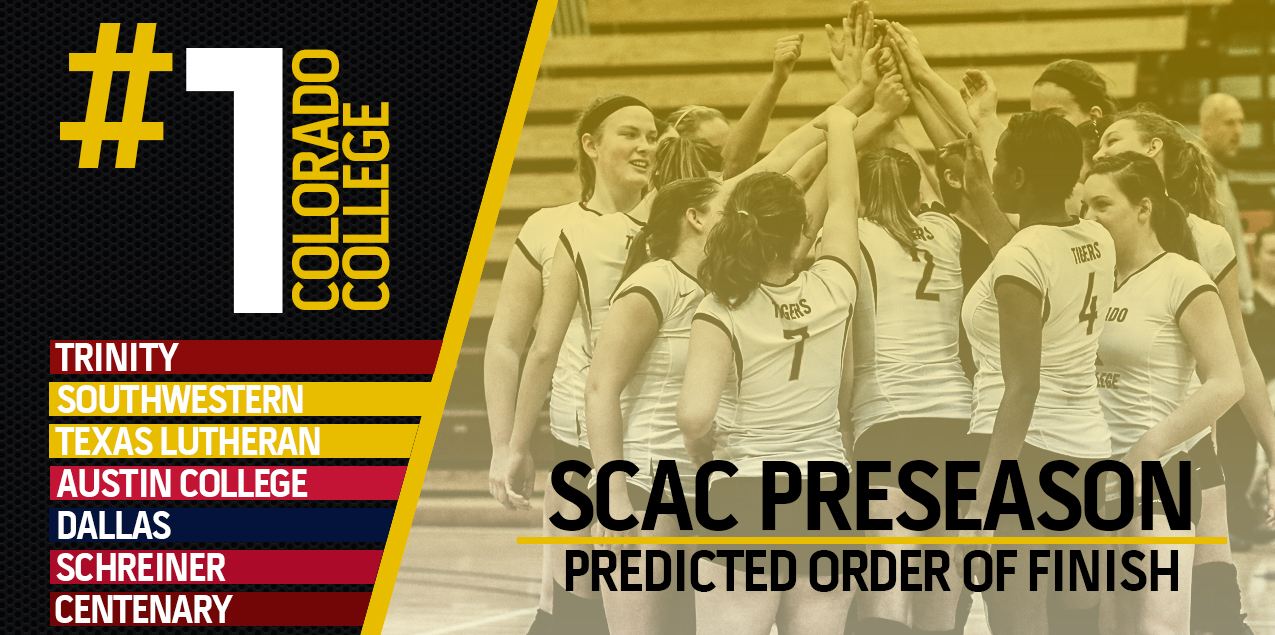 Colorado College Tabbed as Favorite to Win 2015 SCAC Volleyball Title