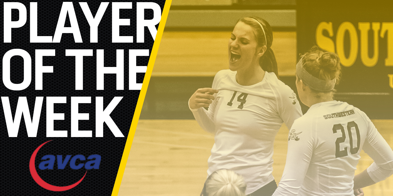 Southwestern's Foster Named Sports Imports/AVCA National Player of the Week