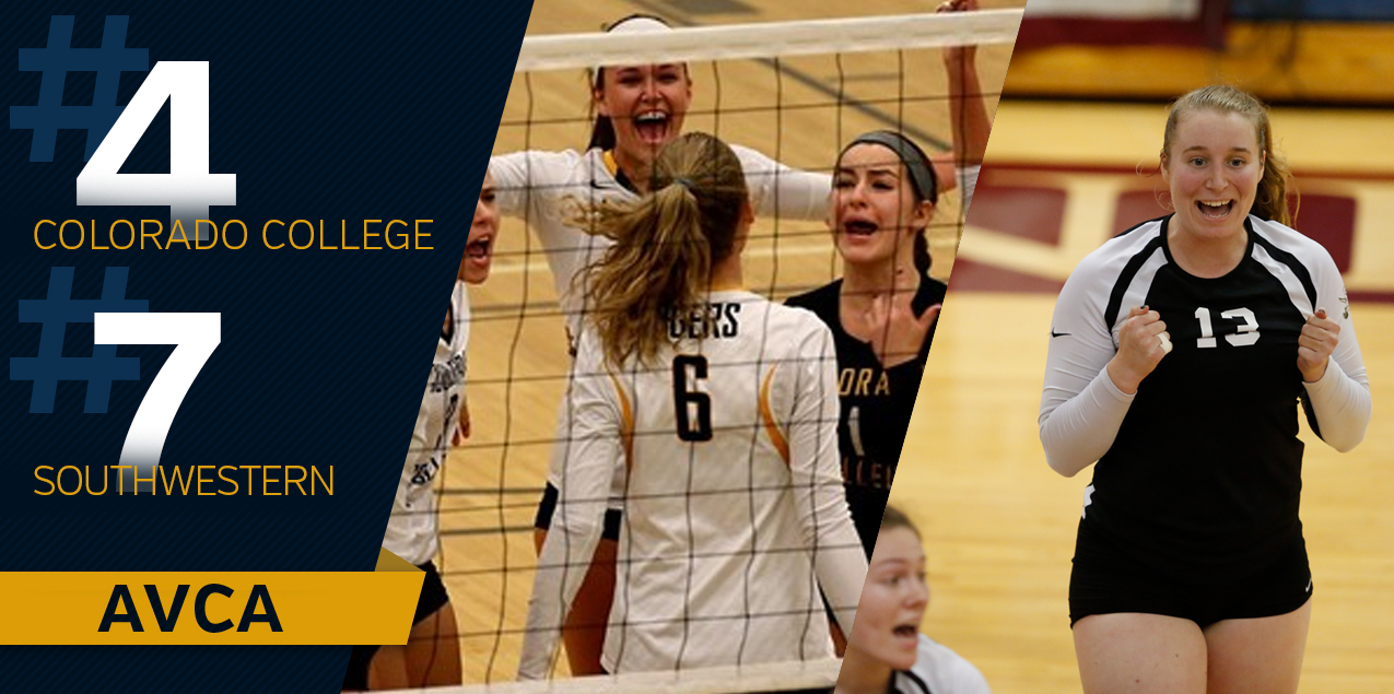 Colorado College, Southwestern Continue to Climb in AVCA Coaches Poll