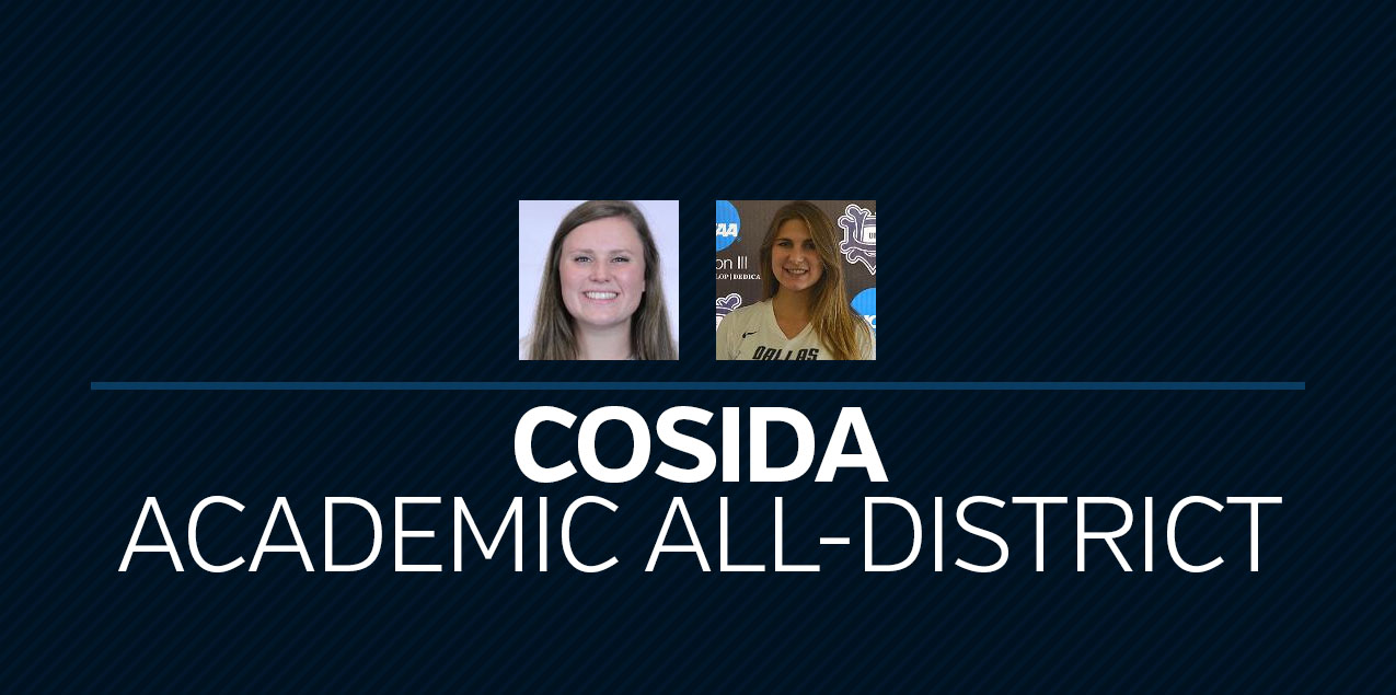 Dallas' Koster, Southwestern's Welch Earn CoSIDA Academic All-District Honors