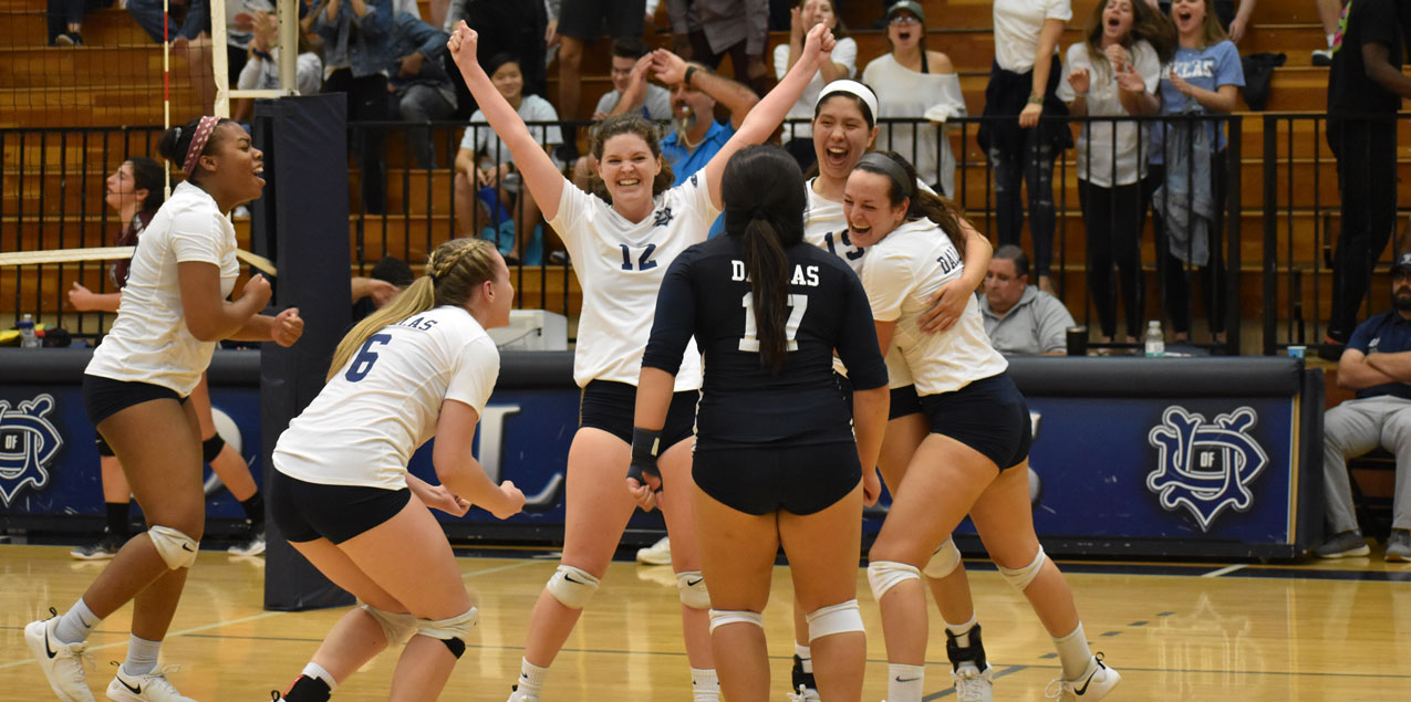 Dallas edges Centenary in Five-Set Thriller to Open 2018 SCAC Tourney