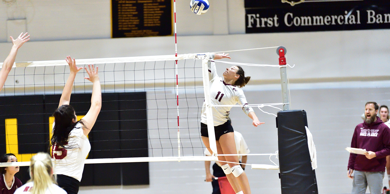 Trinity Downs Austin College to Advance to SCAC Volleyball Tourney Final