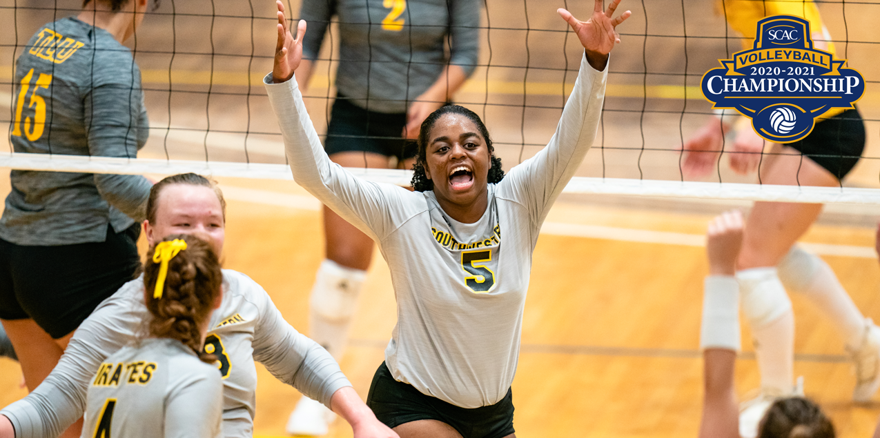 Southwestern Downs Texas Lutheran to Advance to SCAC Volleyball Tourney Semifinal