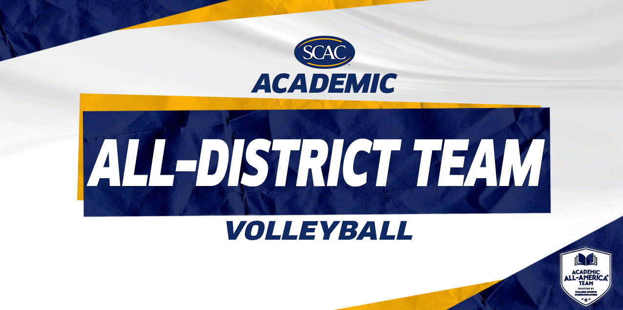 Thirteen SCAC Volleyball Student-Athletes Named Academic All-District