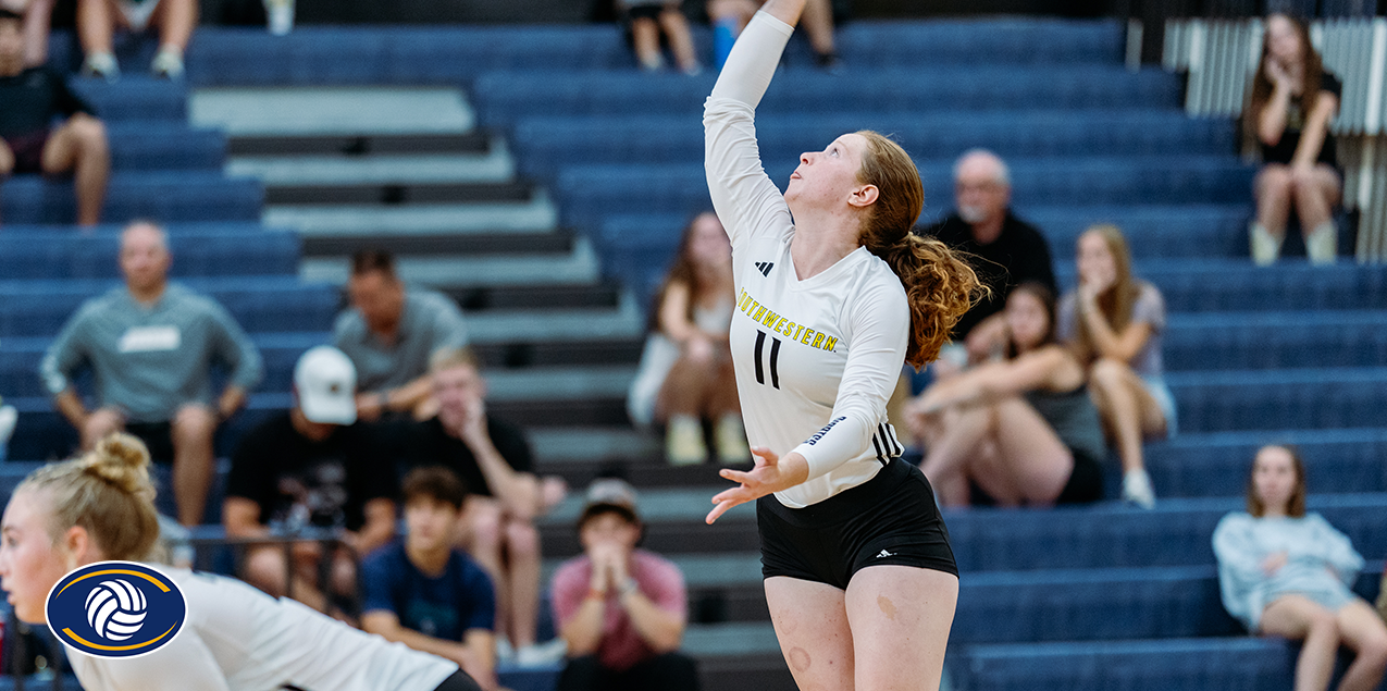 Annika Flora, Southwestern University, Setter of the Week (Week 6)