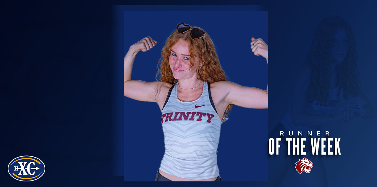 Allison Fortman, Trinity University, Co-Runner of the Week (Week 3)