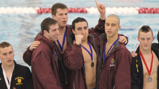 Trinity Men Lead After Day One of 2014 SCAC Swimming & Diving Championships