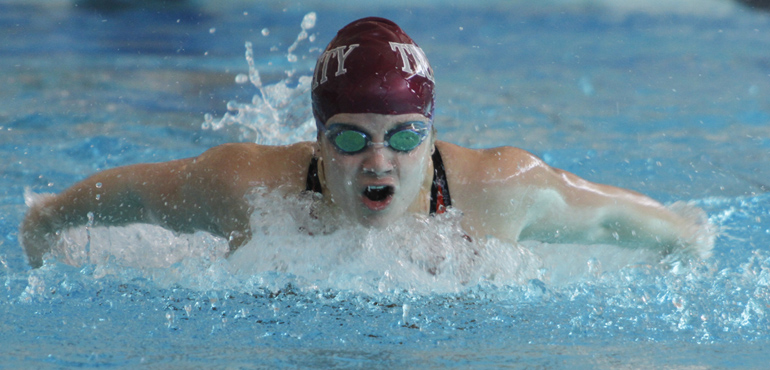 Trinity Women Hold Lead Heading into Final Day of 2015 SCAC Swimming & Diving Championship