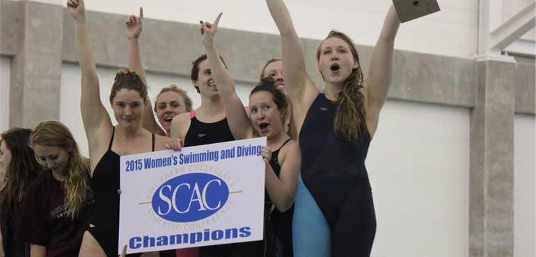 Trinity Wins 12th Straight SCAC Women's Swimming & Diving Championship
