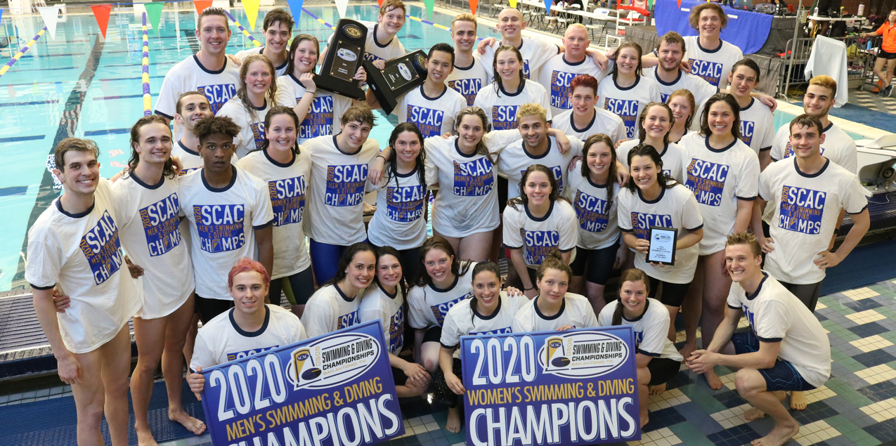 Trinity Men and Women Win 2020 SCAC Swimming & Diving Championships